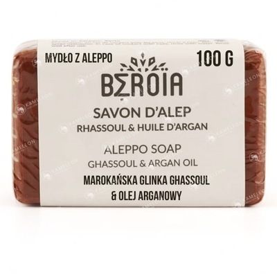 Beroia ALEPPO MYDŁO glinka + olej arganowy 100g