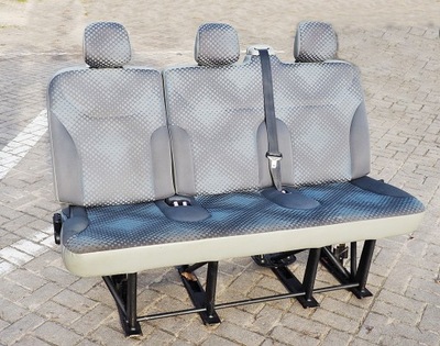 Trafic ii vivaro заднее сиденье сиденья лавка 2 ряд bardzo ładne фото №1