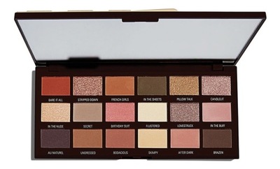 Makeup Revolution Chocolate Paleta 18 cieni Nudes