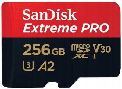 Karta pamięci SanDisk Extreme PRO 256GB 170MB/s