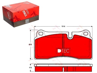 Тормозные колодки тормозные audi задняя q7 r8 3,0-6,0 tdi quattr фото №1