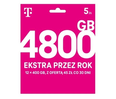 20szt T-MOBILE NA KARTĘ STARTER BEZ LIMITU