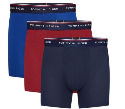 Tommy Hilfiger bokserki 3P UM0UM00010 niebieski S