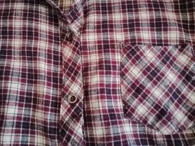 Nev look koszula w kratę flanelowa. Rox40/42