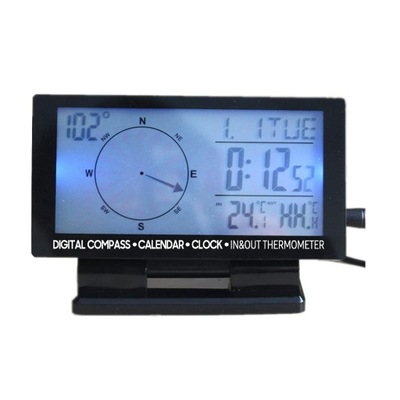 Cyfrowy termometr samochodowy LCD, cyfrowy