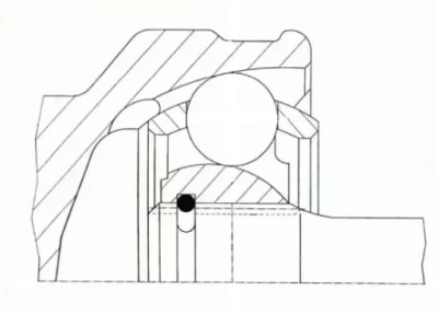 Шрус  полуось 305969 löbro audi a6 c6 4f2 фото №1