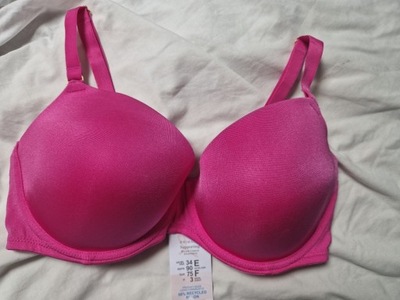 PRIMARK FAJNY NEONOWY STANIK PINK 75F