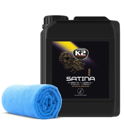 K2 Satina PRO Kokpit Matowy dressing do wnętrza 5l