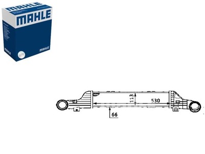 ИНТЕРКУЛЕР MERCEDES E T-MODEL S210 E W210 3.2D 07.99-03.03 MAHLE