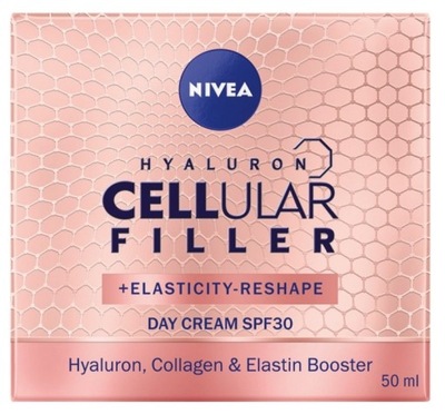 Nivea Hyaluron CELLular Filler Reshape SPF30 Krem Do Twarzy Na Dzień 50ml