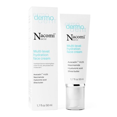 Nacomi Next Lvl DERMO Multi-level hydration face cream - krem nawilżający