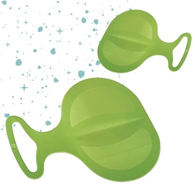 Sanki jabłuszko ślizg zjazdowy Prosperplast Free zielone