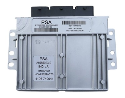 Модуль ecu citroen xsara picasso 9655980980 215850230 програмування фото №1