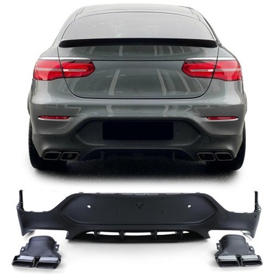 Дифузор ko mercedes glc coupe c253 -19 amg glc63 b фото №1