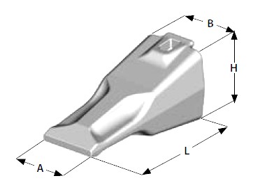 Ząb Esti Silver K7 E727R 