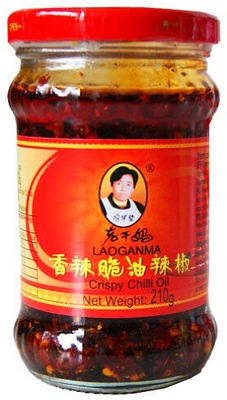 Chrumkavé chilli v sójovom oleji 210g - Lao Gan Ma