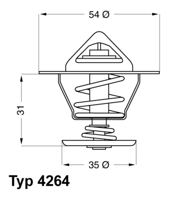 WAHLER 4264.87D ТЕРМОСТАТ, ŻRODEK ОХОЛОДЖУЮЧА