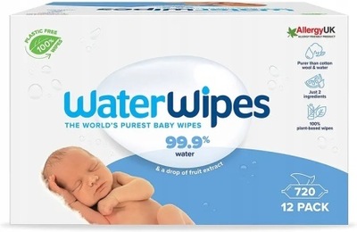 Chusteczki nawilżane WaterWipes Bio 12 x 60 szt.