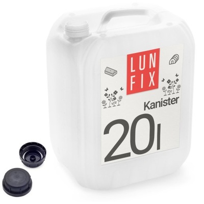 KANISTER 20L DEPÓSITO AL WODE CAPACIDAD BANIAK HDPE + PUERCA  