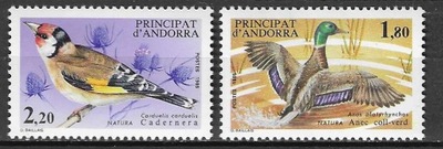 Andorra Fr 363-64 - ptaki