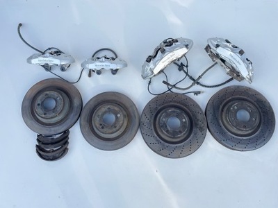 BRAKES DISCS CALIPERS FRONT REAR MERCEDES W216 W221 AMG  