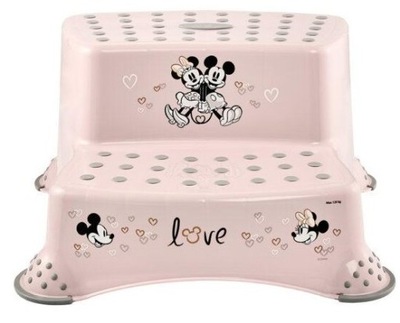 Podest dwustopniowy MINNIE MOUSE nordic pink