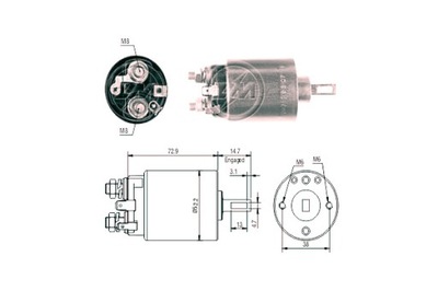 ERA CONMUTADOR ELECTROMAGNÉTICO ERA VOLVO  