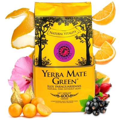 Yerba Mate Green ORIENTAL 400g despalada 0,4 kg