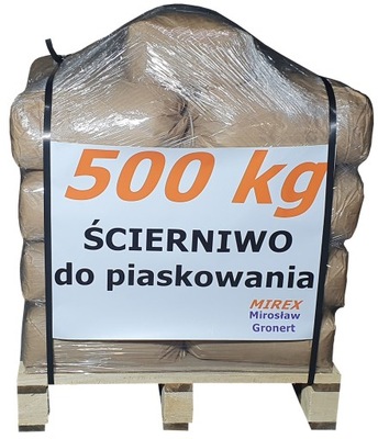 500 kg Ścierniwo do piaskowania Korund Piasek