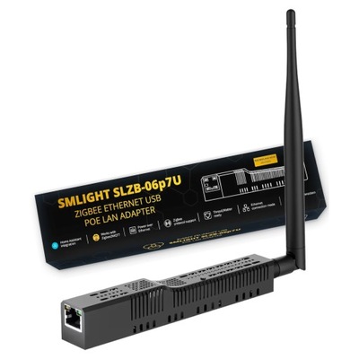 Adapter SLZB-06p7u Bramka Zigbee CC2652P7 USB over ETHERNET PoE LAN WIFI HA
