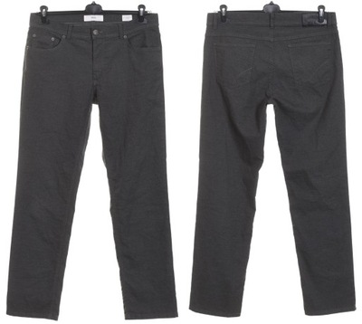 BRAX COOPER FANCY szare spodnie męskie bawełna regular fit r. 50