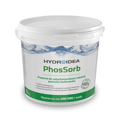 Preparat Hydroidea PhosSorb 5 kg, absorbent fosforu