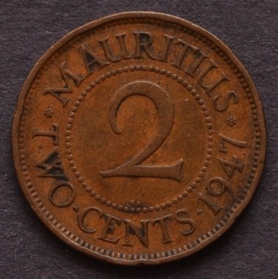 Mauritius - 2 centy 1947