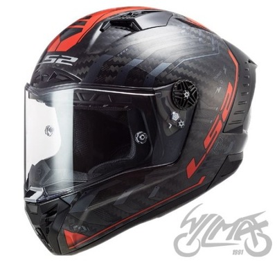 CASCO LS2 FF805 THUNDER C SPUTNIK GL. METAL RED XXL  