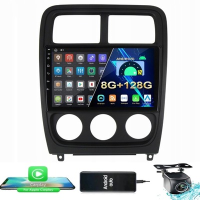 RADIO NAVEGACIÓN GPS DODGE CALIBER 2010-2012 8GB 128GB CARPLAY WIFI 4G RDS  