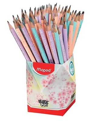 Ołówek z gumką Blackpeps pastel HB Maped