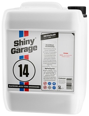 SHINY GARAGE BACK2BLACK TIRE DRESSING DO OPON 5L