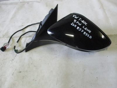 Зеркало левая vw t-roc 2ga857933b 9 pin europa фото №1