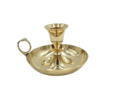 PIĘKNY MOSIĘŻNY ŚWIECZNIK