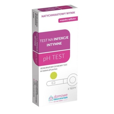 Test pH na infekcje intymne pochwy dla kobiet 1szt