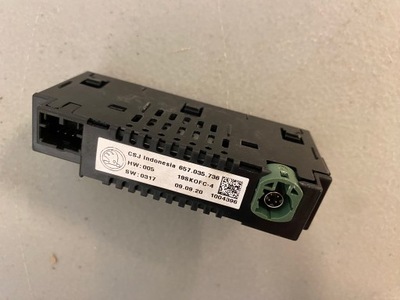 Skoda scala разъём usb модуль 657035736 фото №1