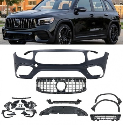 Бампер передний решётка радиатора mercedes glb x247 19+ glb35 фото №1