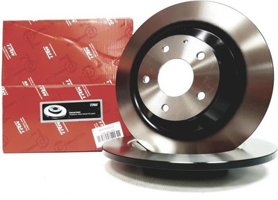 Trw тормозные диски тормозные задняя df8053 фото №1