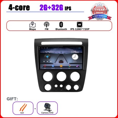 H 2G 32G CAUTO RADIO PLAYER CARPLAY BLUETOOTH PARA HUMMER H3 1 2005 - 2010 S  