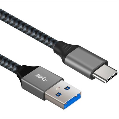 KABEL USB-C USB 3.1 QC 3.0 15W 3A MOCNY OPLOT 2m