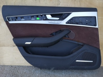 Обшивка дверь левый задняя audi a8 d4 long europa фото №1