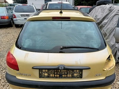 Крышка багажника задняя багажника peugeot 206 5d kaw фото №1