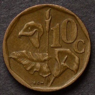 Republika Południowej Afryki - 10 centów 1995