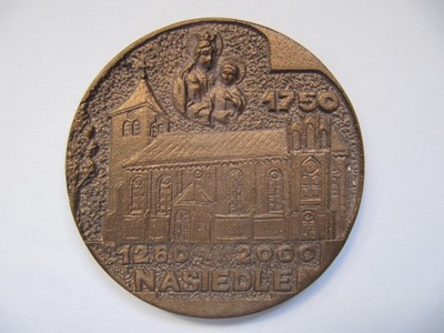 1260- 1750-2000. NASIEDLE. Jubileusz. Medal