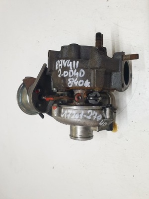 TURBOKOMPRESORIUS TURBO TURBINA TOYOTA RAV4 II 2.0 D4D 17201-27040 